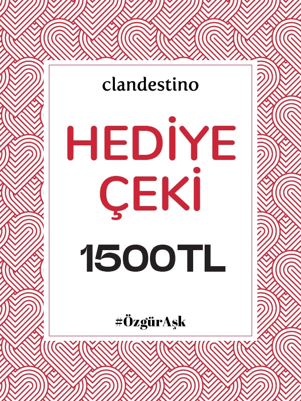 Clandestino e-Gift Card 1500 TL