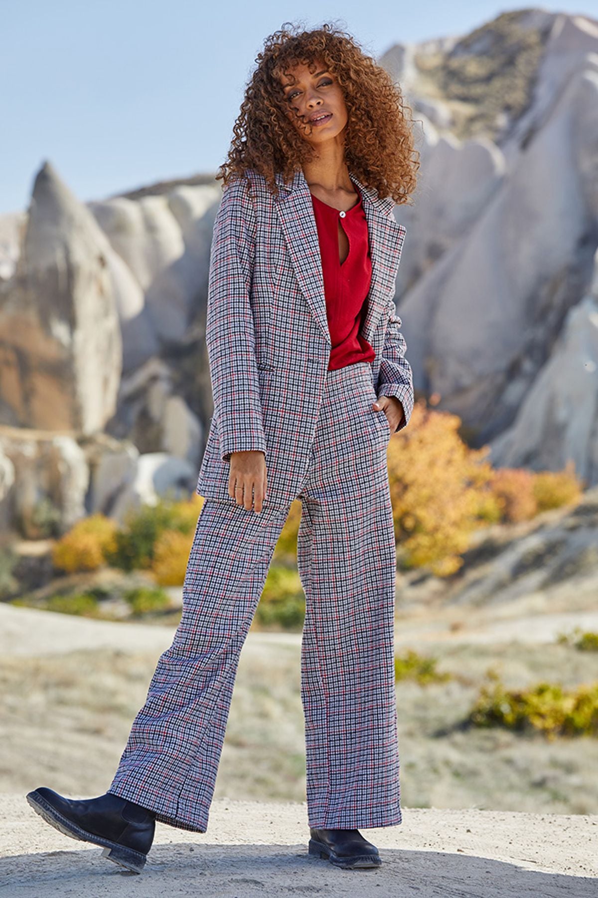 Blazer Kadın Ceket Beyaz