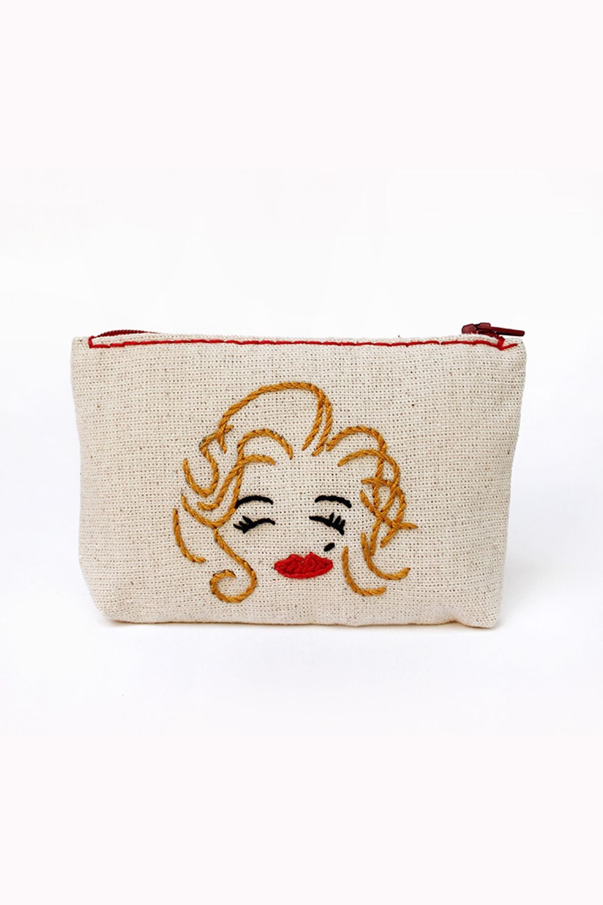 El Yapımı Marilyn Monroe Desenli Cüzdan Mix