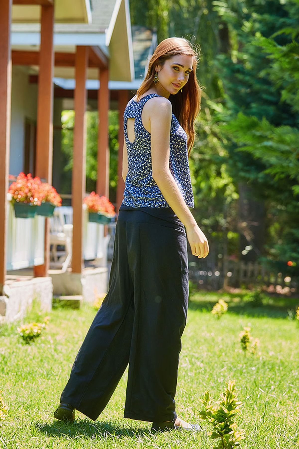 Otantik Unisex Balıkçı Pantolon Siyah